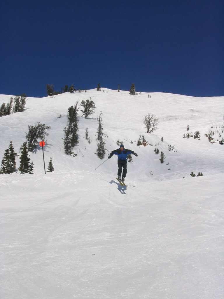 Geoff gets air at Jackson Hole in 2006