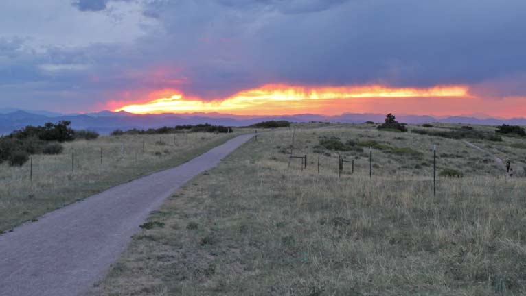 East-West Trail Sunset