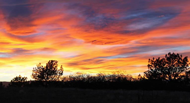 East-West Trail Sunset