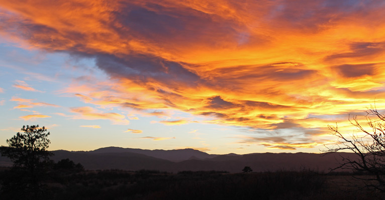 East-West Trail Sunset