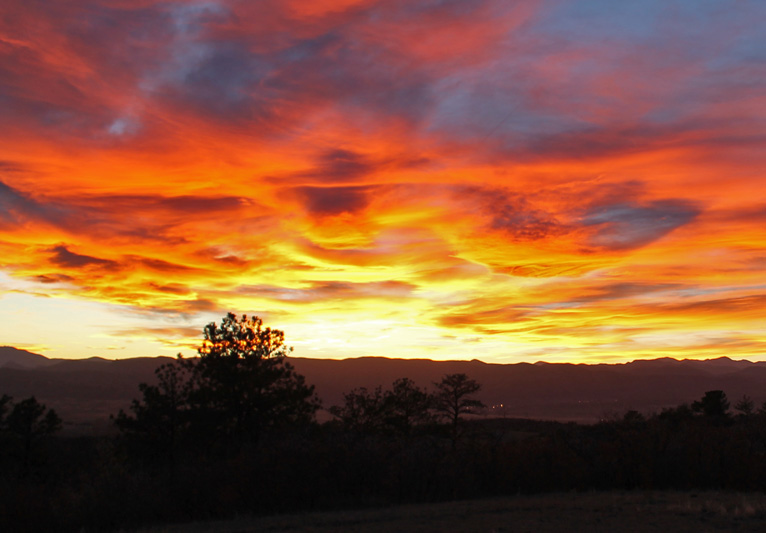 East-West Trail Sunset