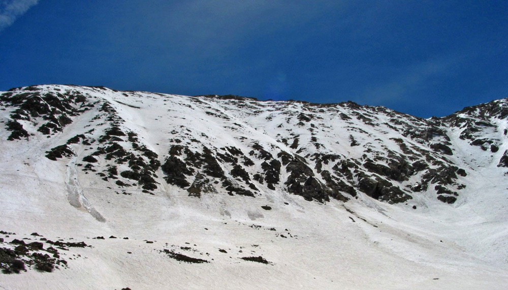 East Wall ski trail at the Arapahoe Basin Ski Area.