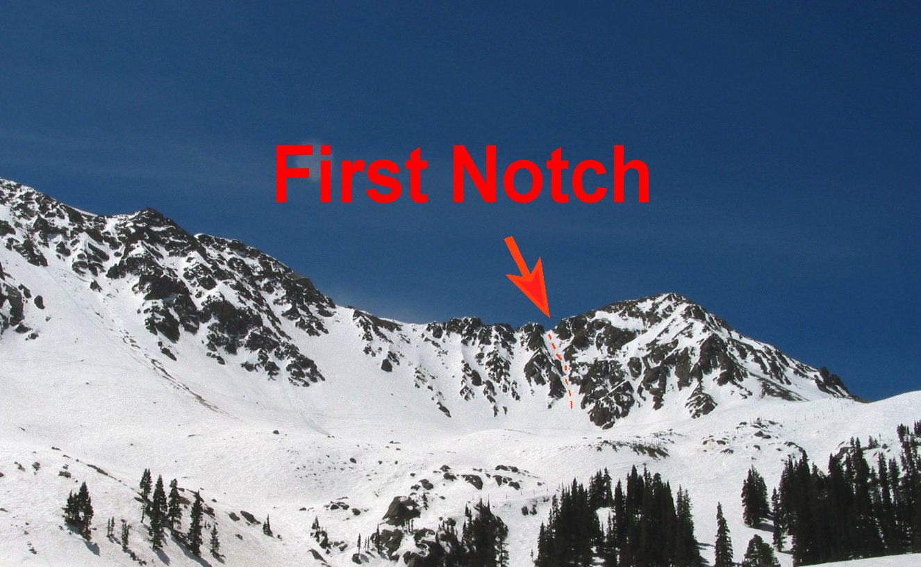 First Notch on a Sunny May 18th at Arapahoe Basin.