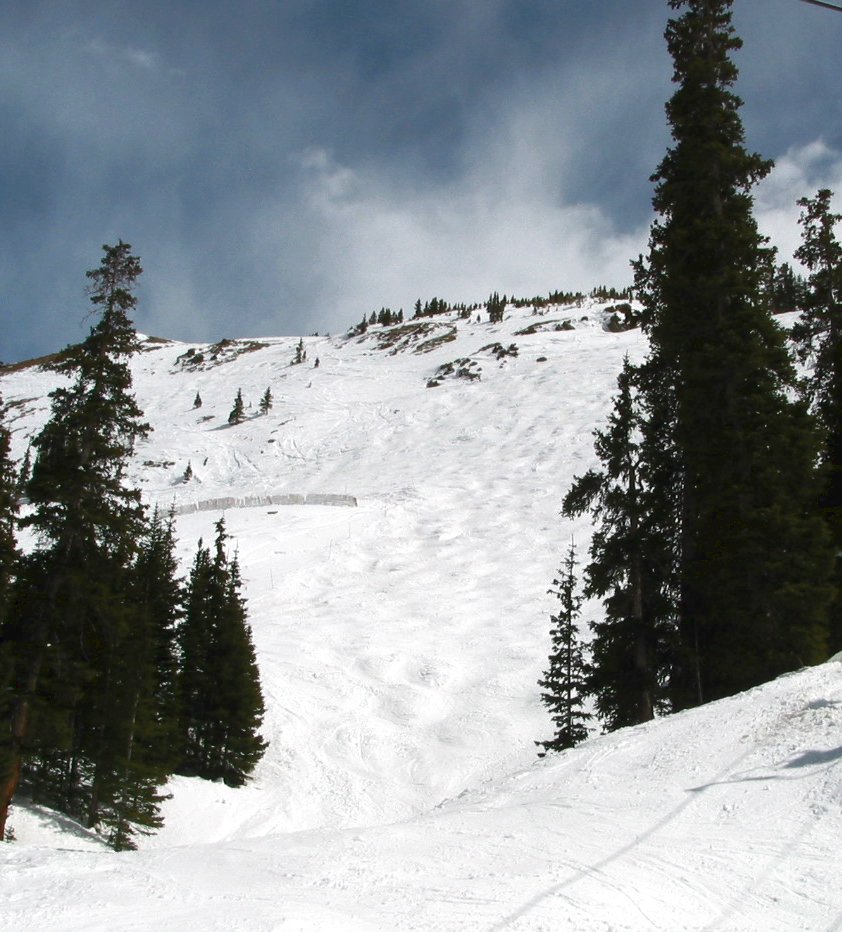 Another Picture of Avalanche Bowl from The Bottom - This Picture Taken on April 22, 2009