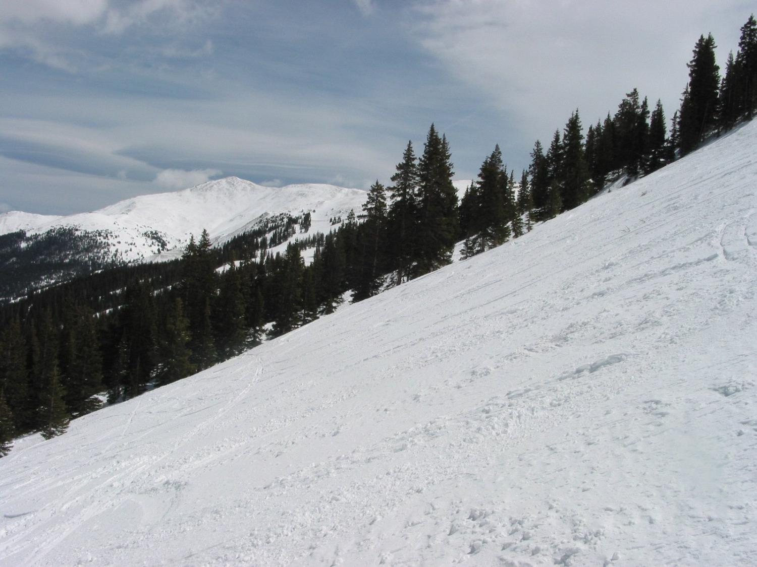 Looking across South Chutes to the east